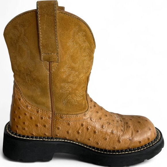 Ariat Fatbaby Leather Western Cowboy Cowgirl Boots Women's 6.5 B - Picture 6 of 13